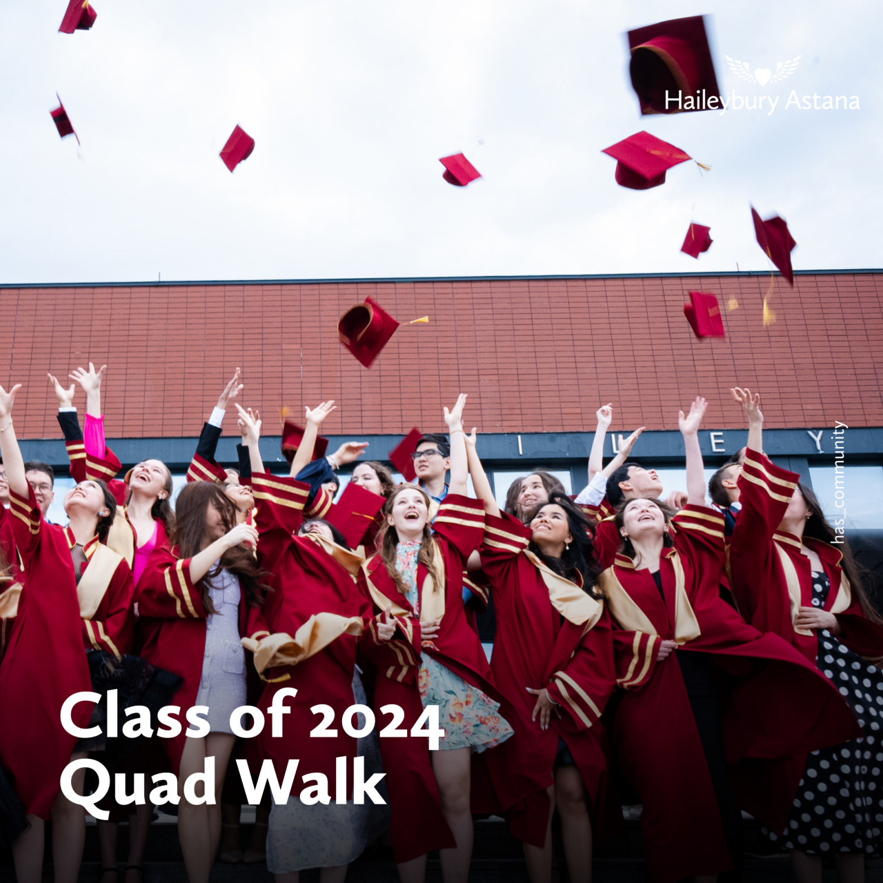 Haileybury Astana Celebrates the Class of 2024 with the Quad Walk